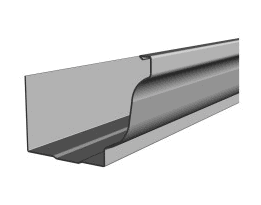 Wide based gutter