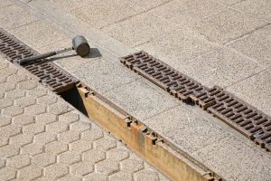 Installation of a channel drain