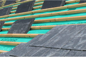 Sarking of a tiled roof